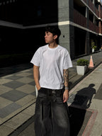 【ALIFE MADE】涼感BOXY吸濕排汗 肩雙層裁片短T