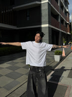 【ALIFE MADE】涼感BOXY吸濕排汗 肩雙層裁片短T