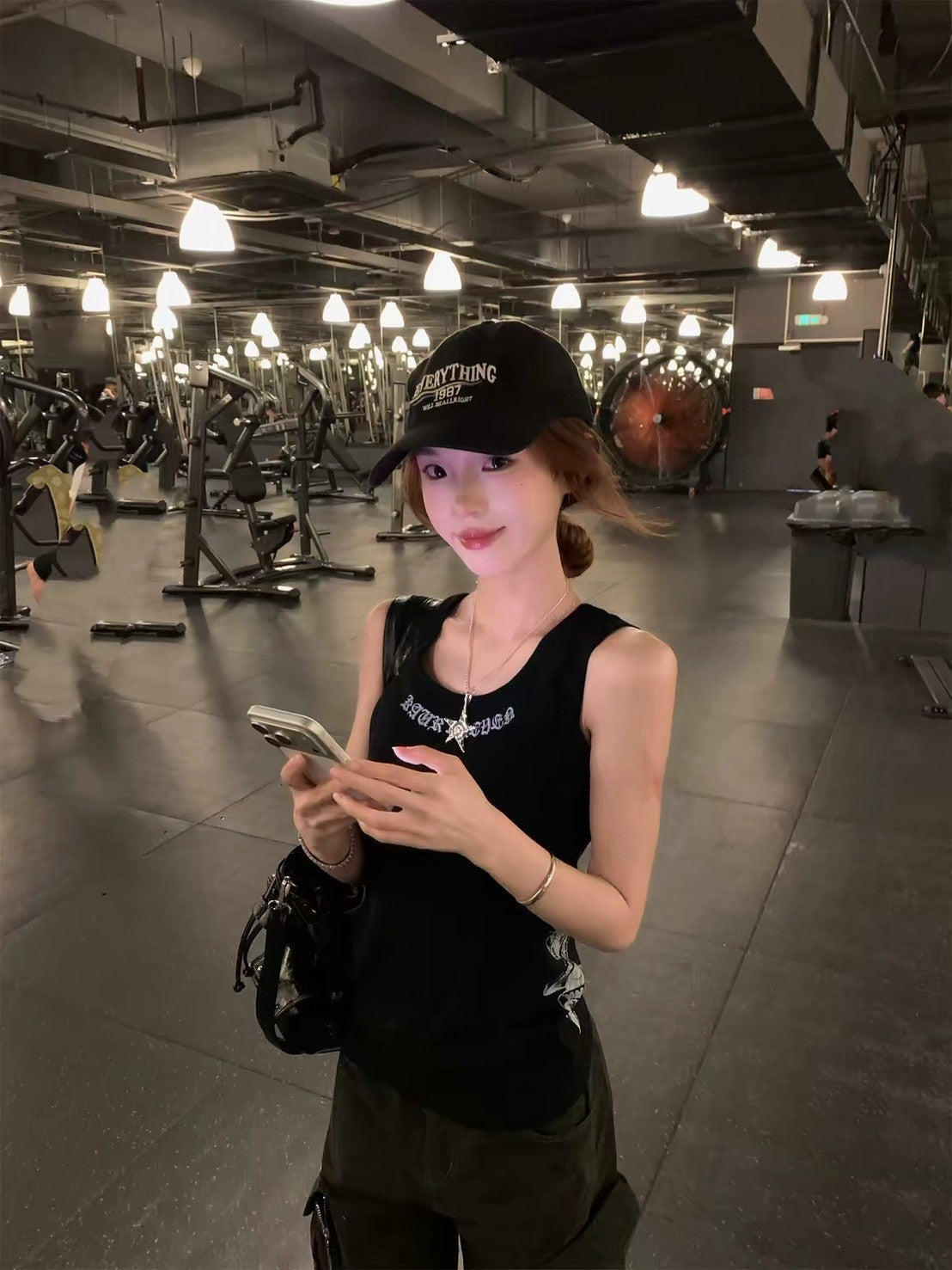 歌德梵文螺紋坦克合身背心
