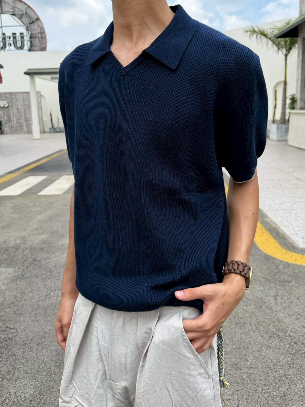 重磅老錢針織POLO
