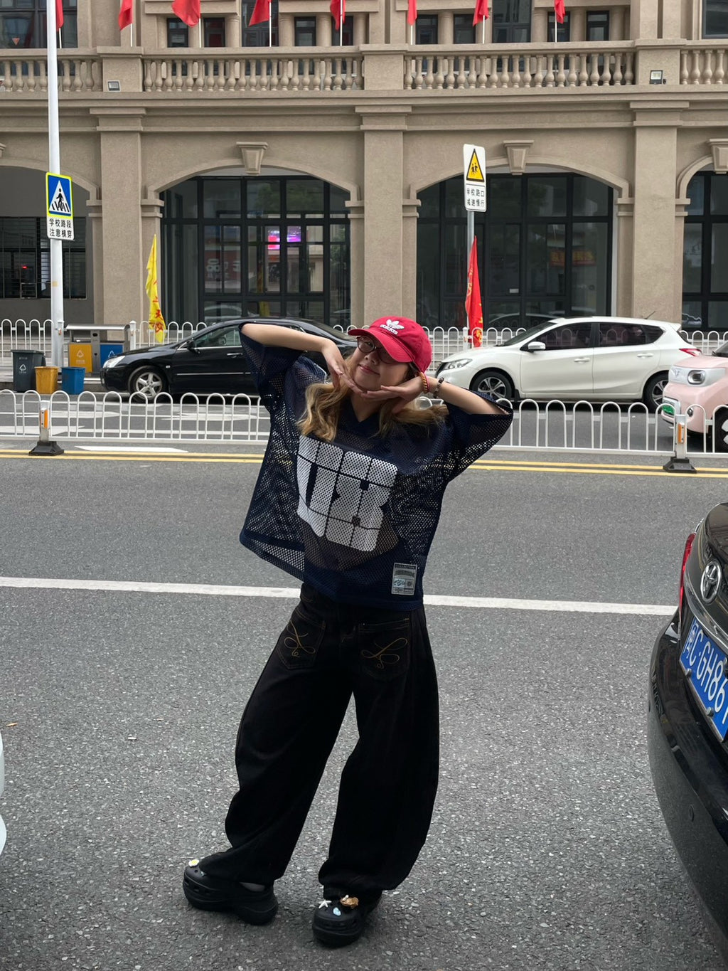 08網眼布印花鏤空球衣