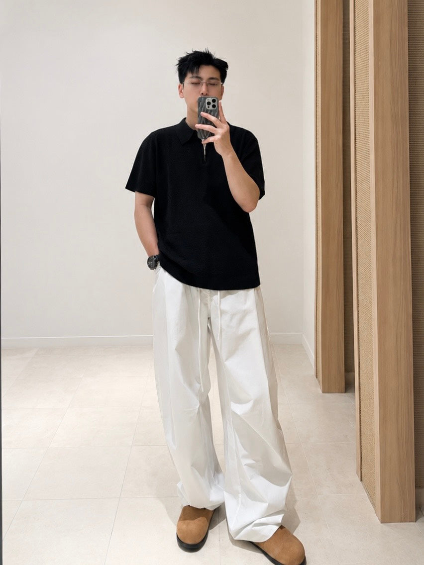 尼龍貴氣彎刀褲