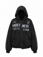 MUSTNEVE 斑駁渲染水洗連帽外套