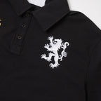 刺繡爬獅馬盾POLO杉